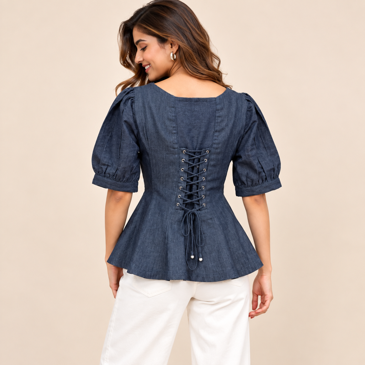 Indigo Charm Top