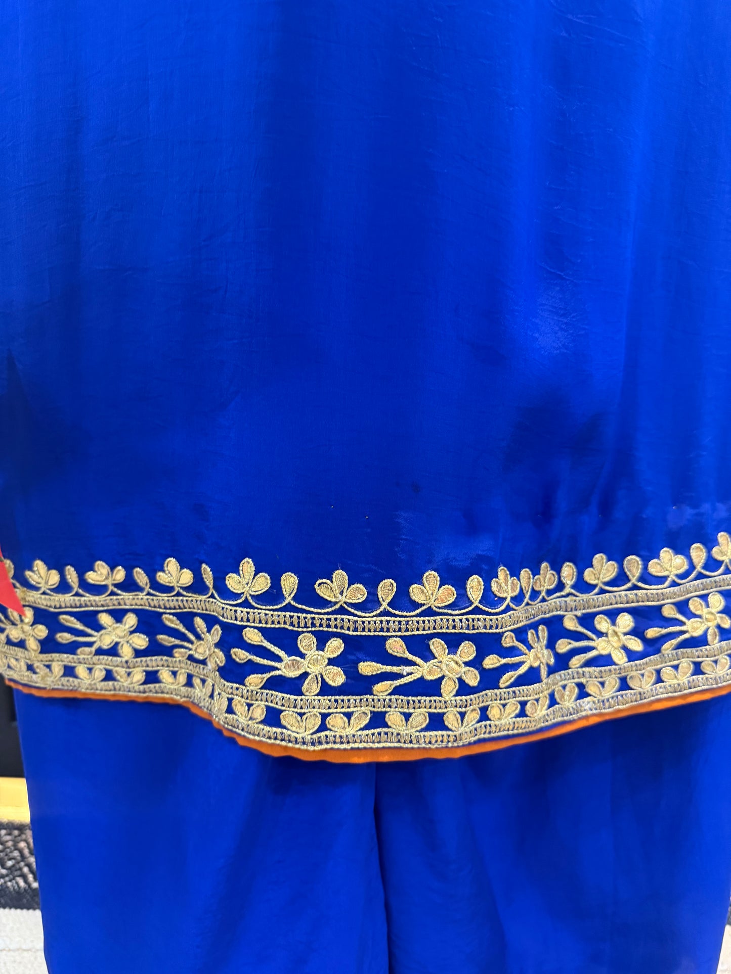 Viscose Crepe gota work plazo pheran set 3pcs