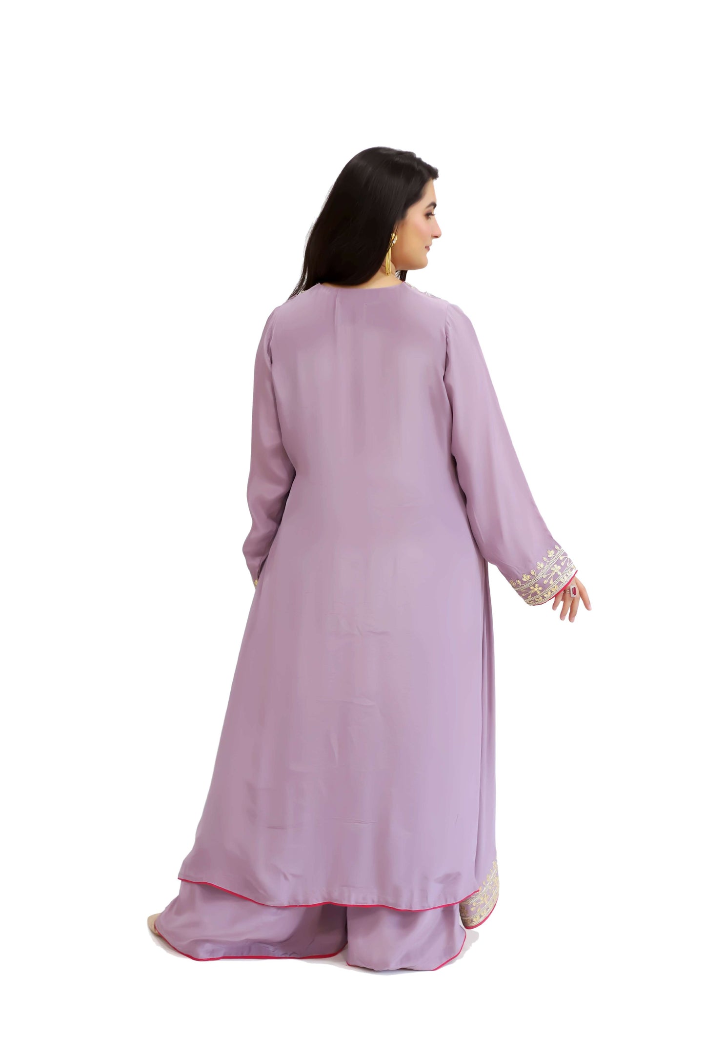 Viscose Crepe gota work plazo pheran set 3pcs