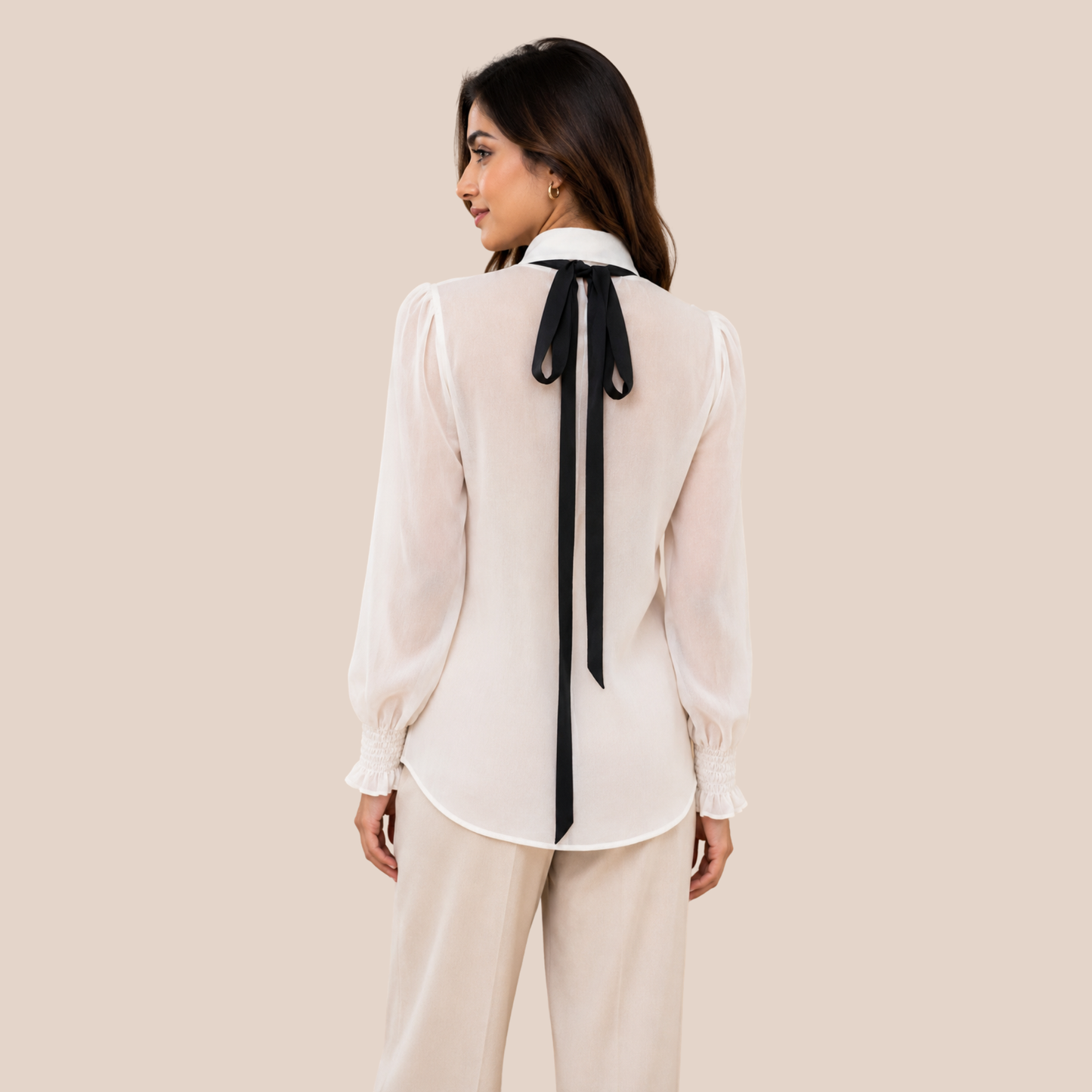 Black Bug Sheer Shirt
