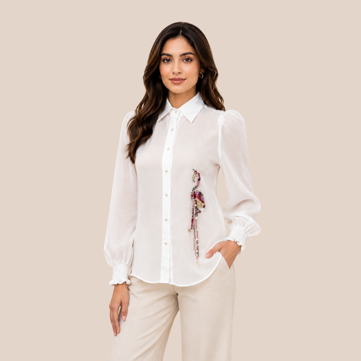 Flamingo Whisper Shirt