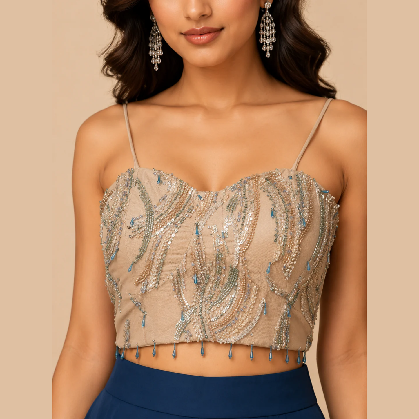 Midnight Celeste Corset Set