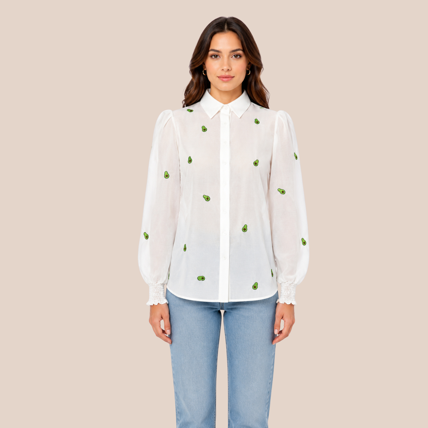 Avocado Sheer Shirt