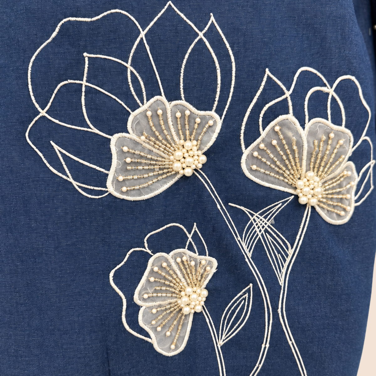 Indigo Bloom Dress