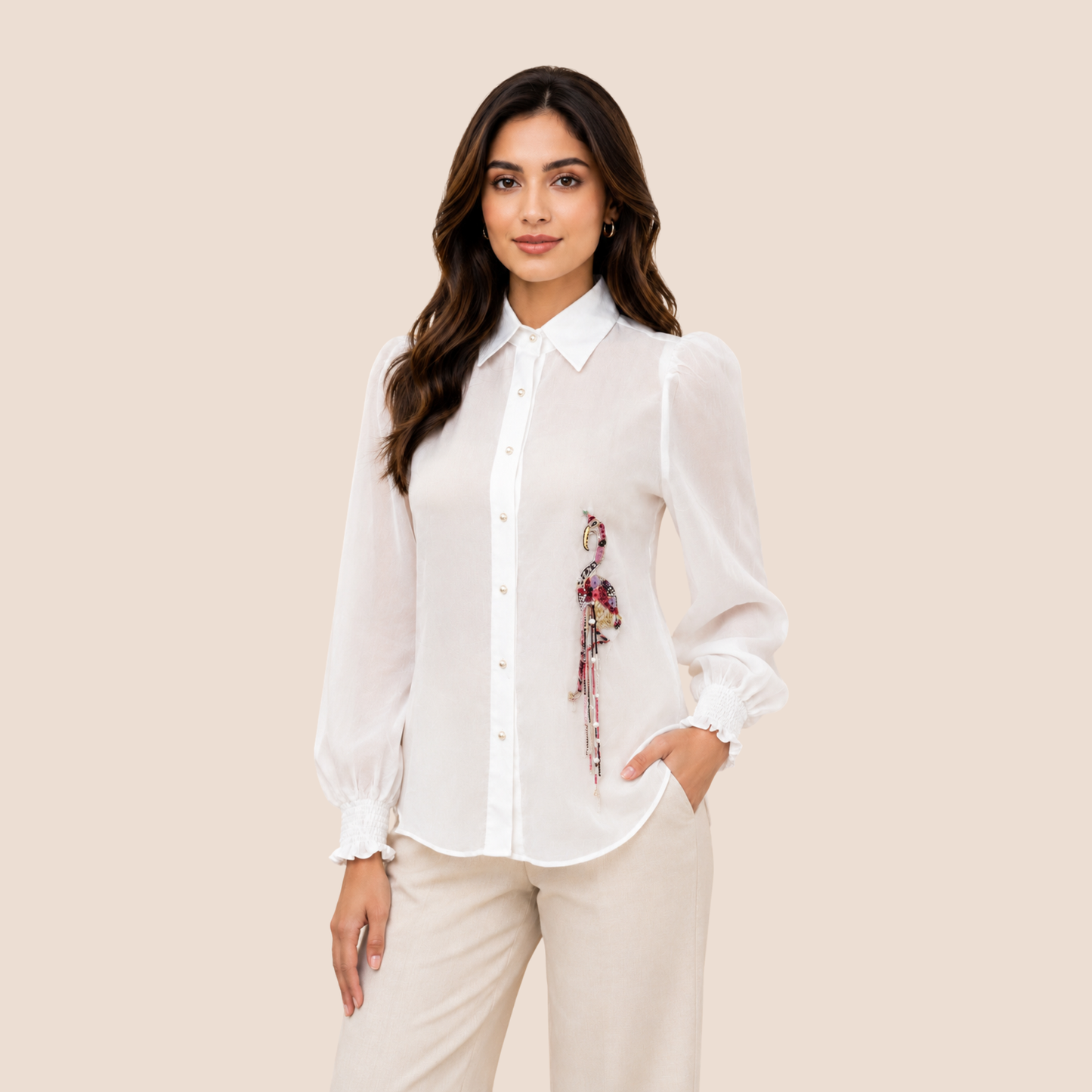 Flamingo Whisper Shirt