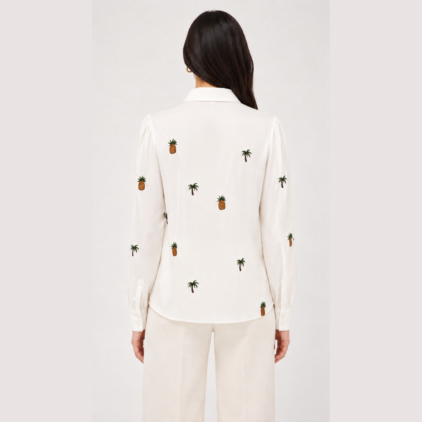 Pineapple and palm tree shirt