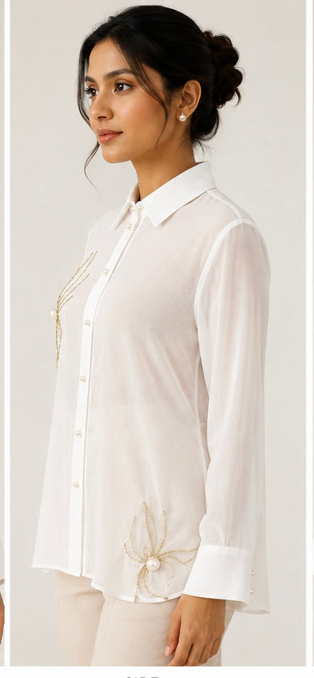 Spider Sheer Shirt
