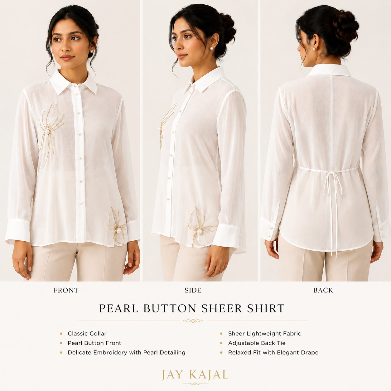 Spider Sheer Shirt
