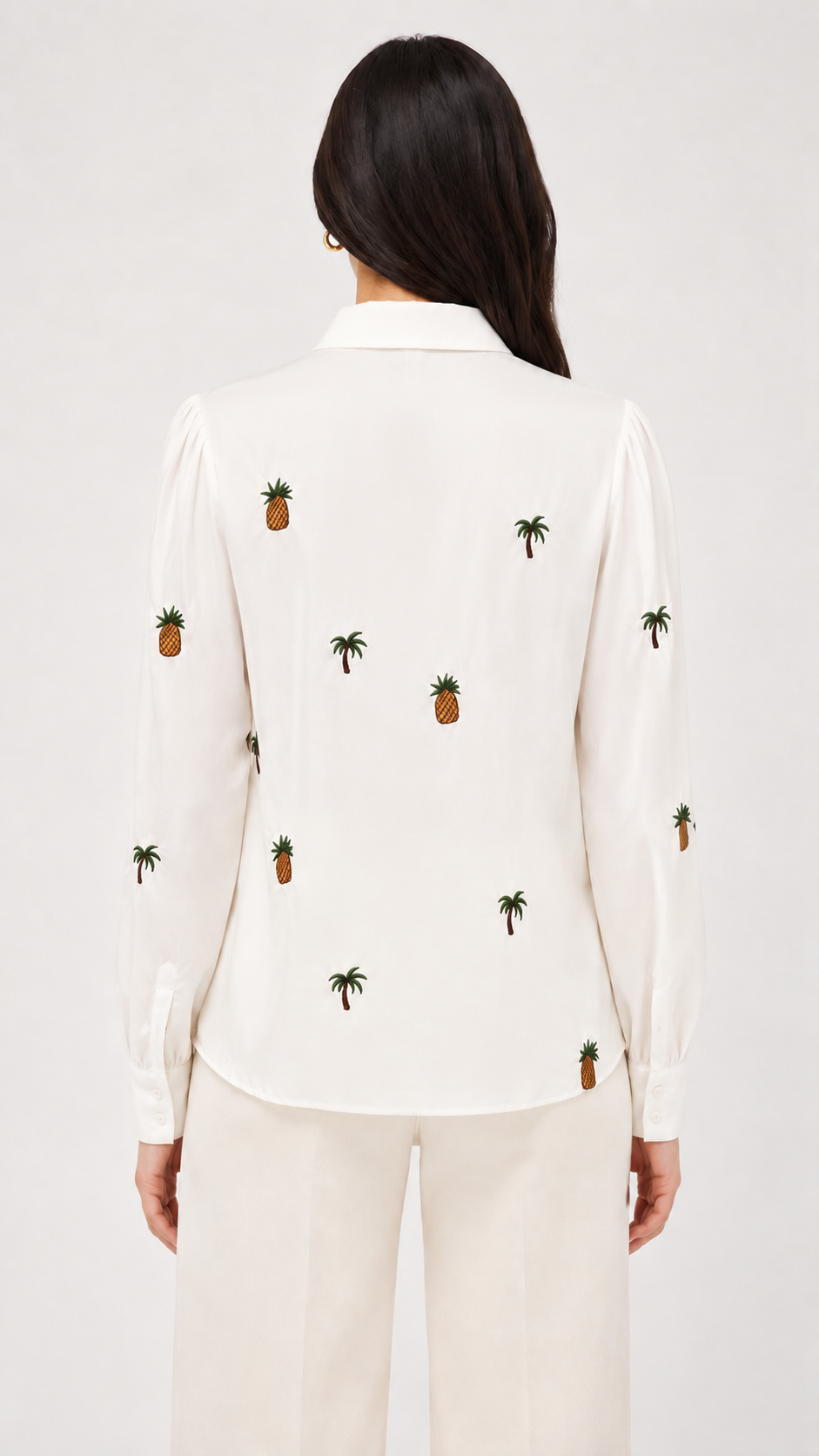 Pineapple and palm tree shirt