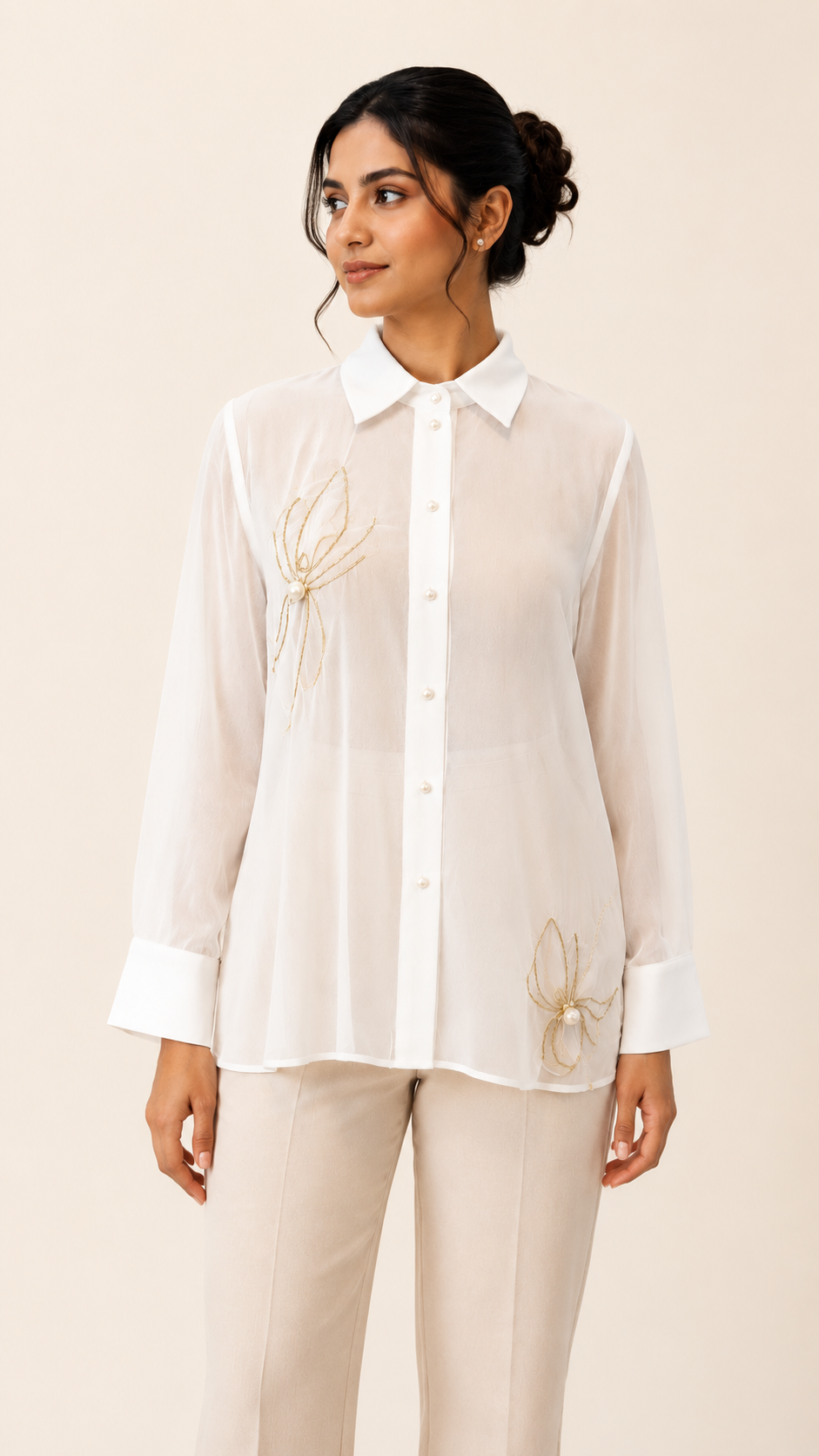 Spider Sheer Shirt