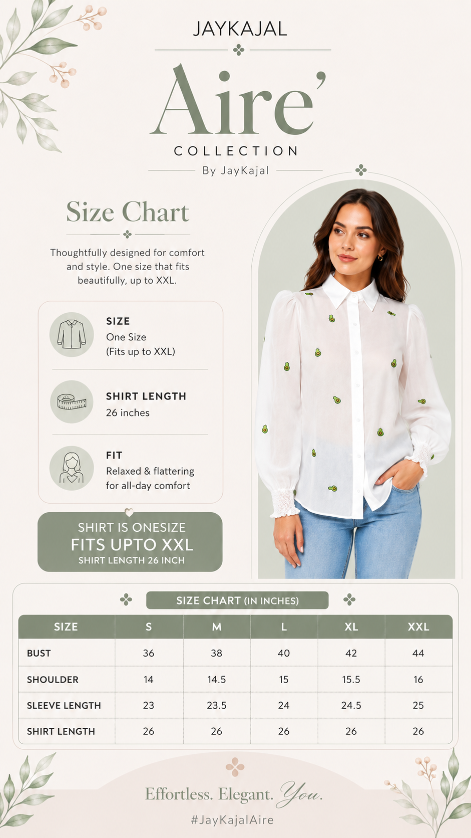 Avocado Sheer Shirt
