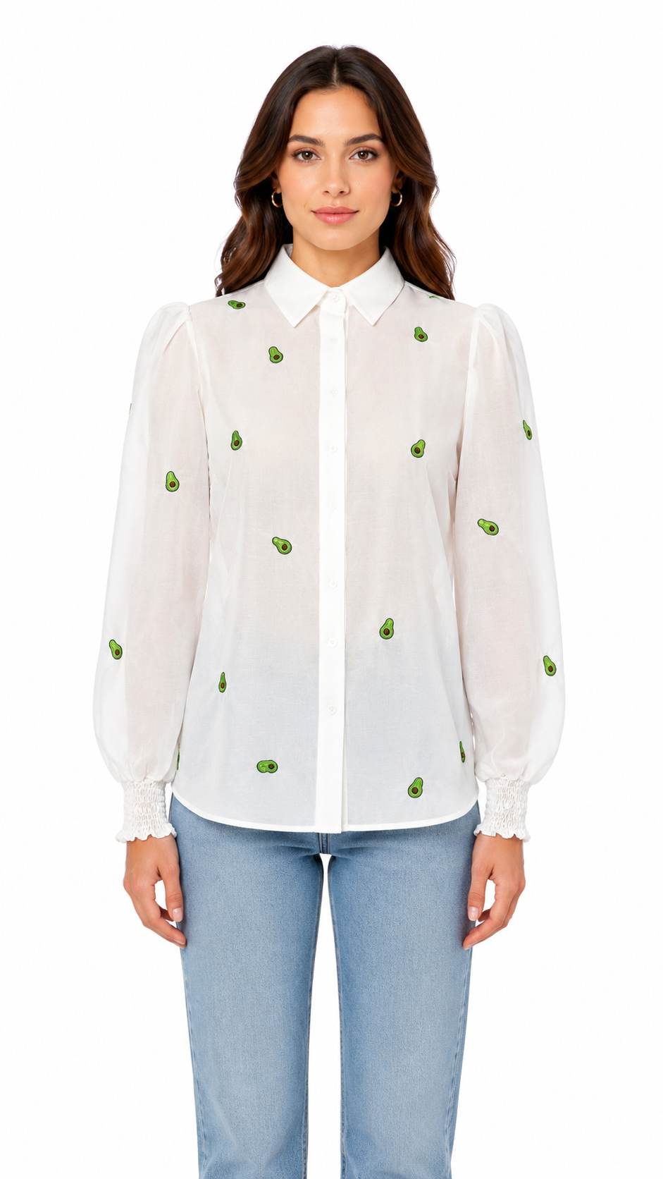 Avocado Sheer Shirt