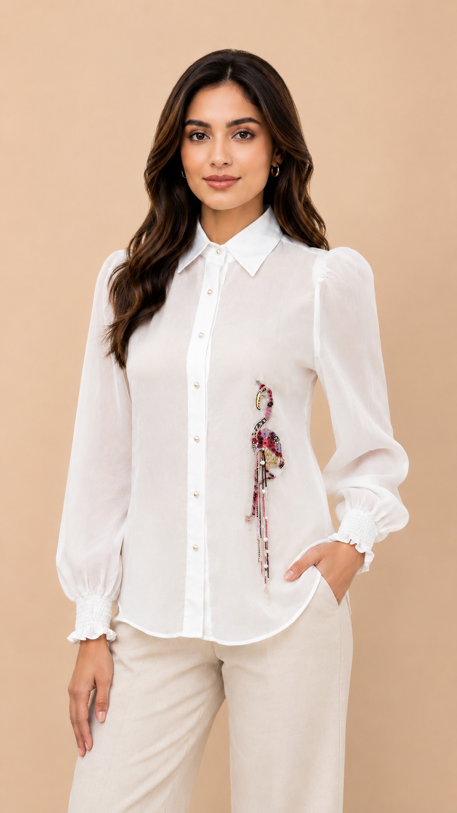 Flamingo Whisper Shirt