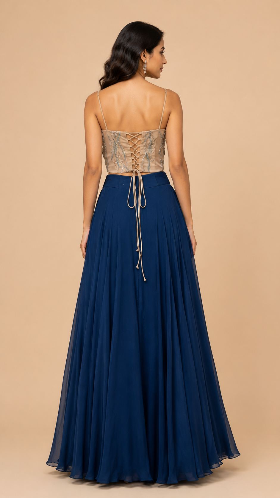 Midnight Celeste Corset Set