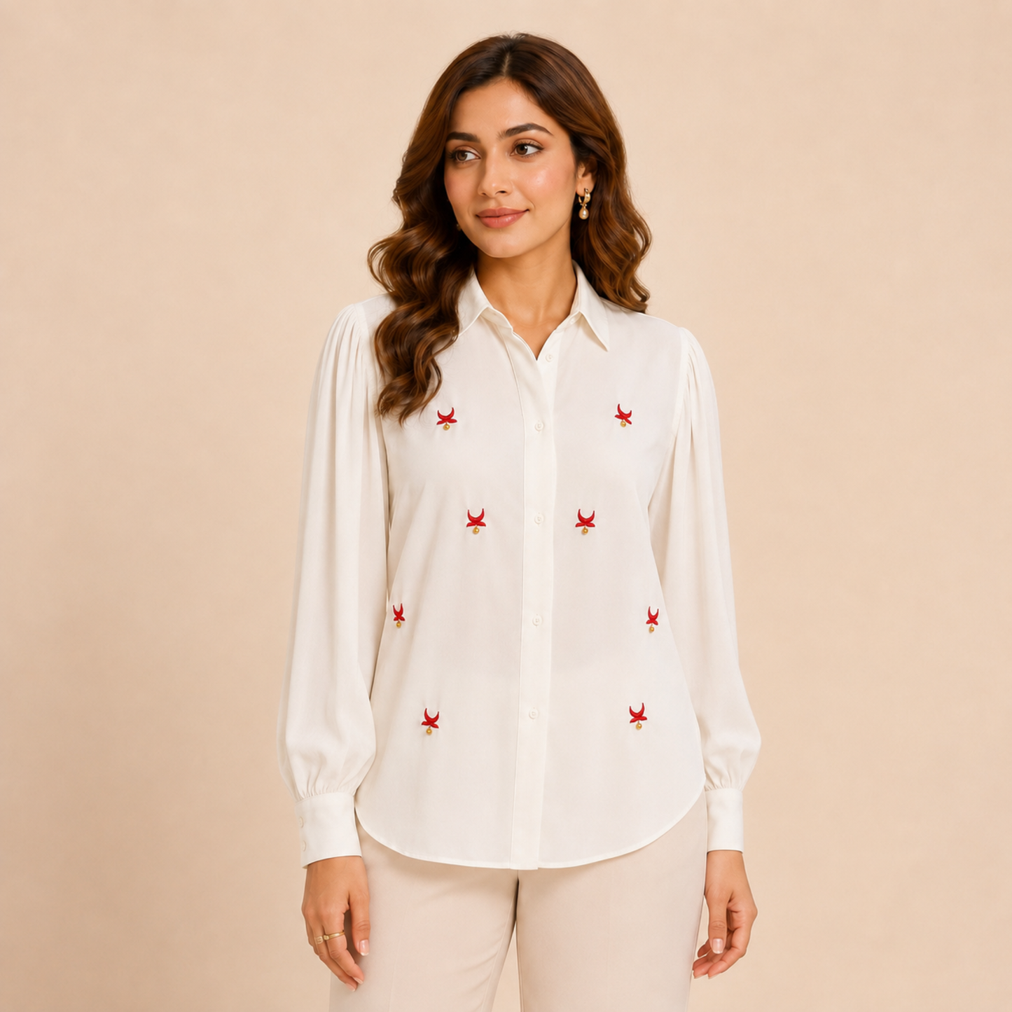Ghoongroo sheer shirt