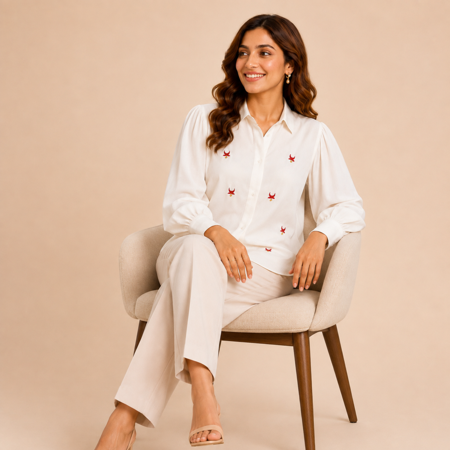Ghoongroo sheer shirt