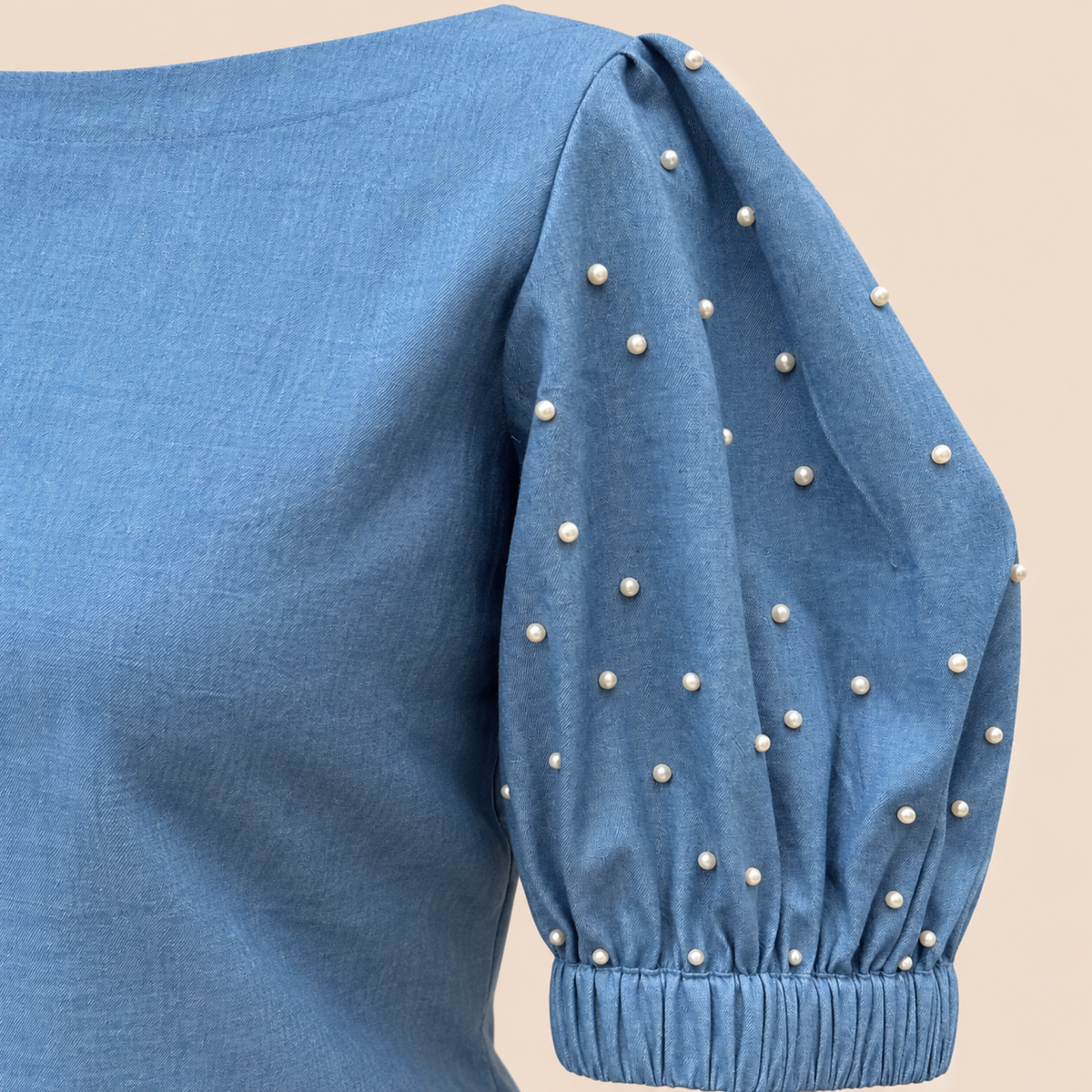 Denim Bloom Dress