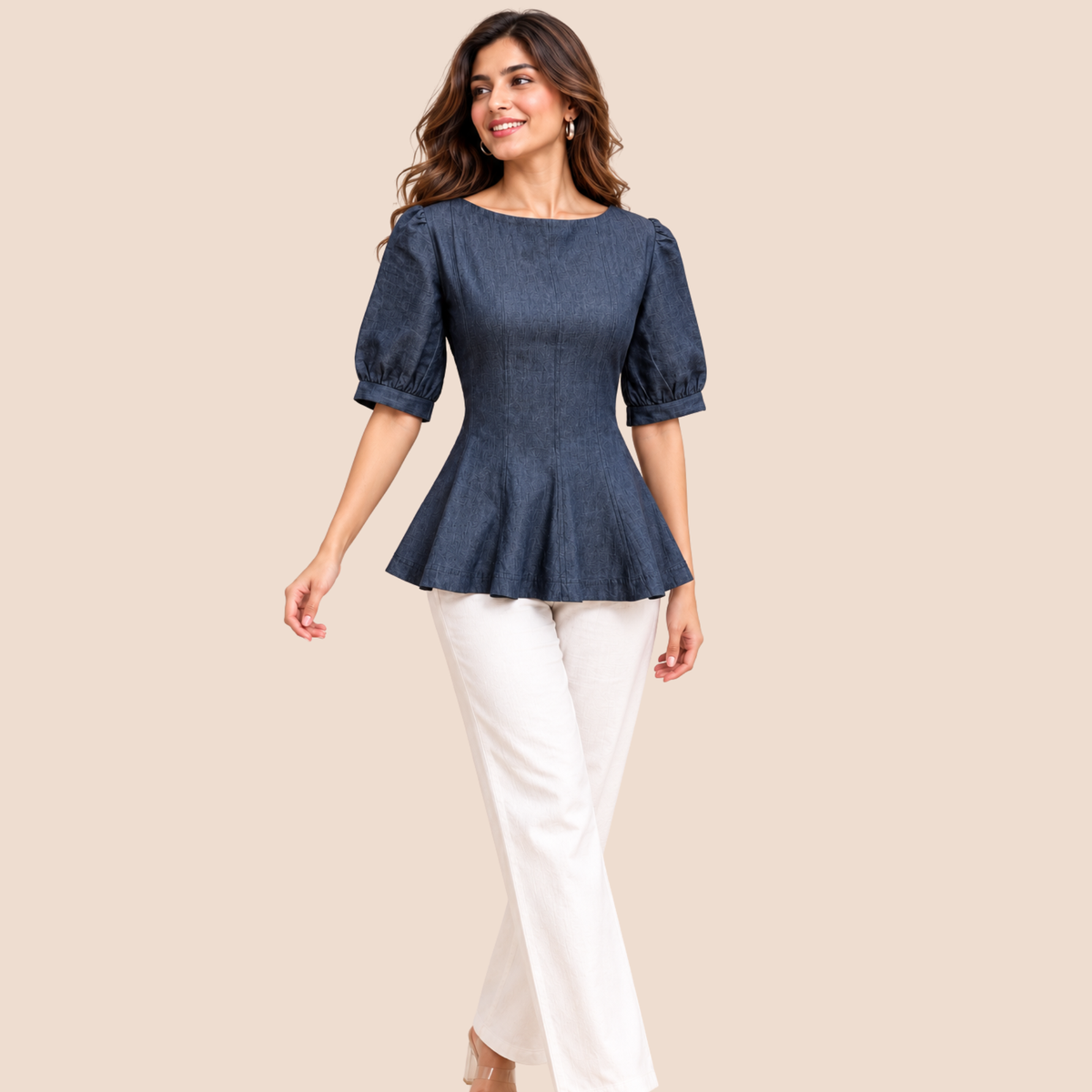 Indigo Charm Top