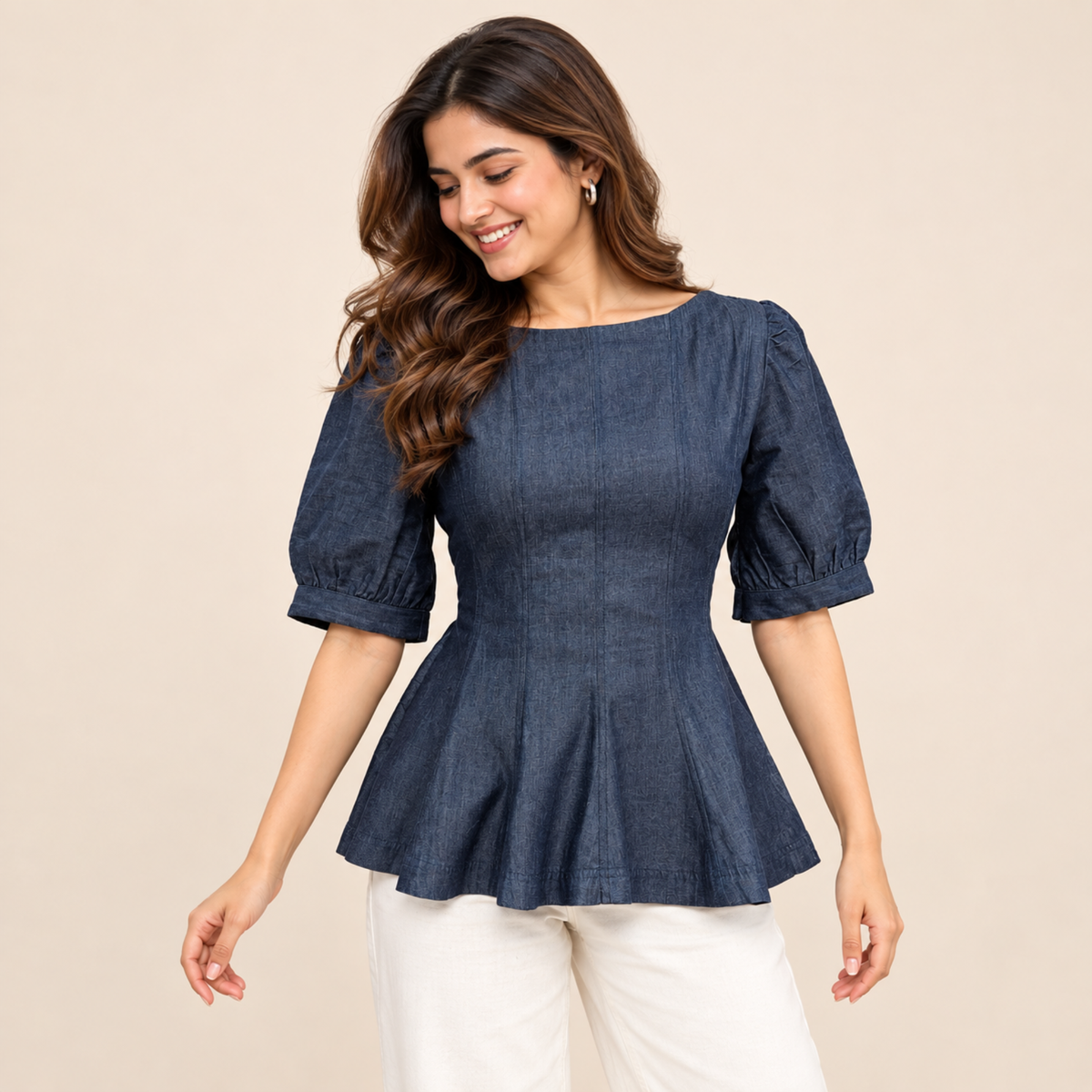 Indigo Charm Top