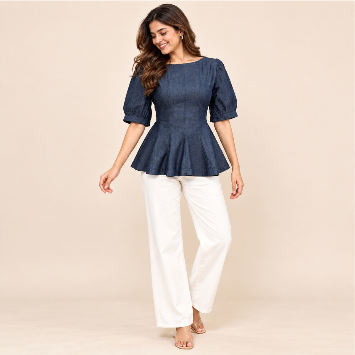 Indigo Charm Top